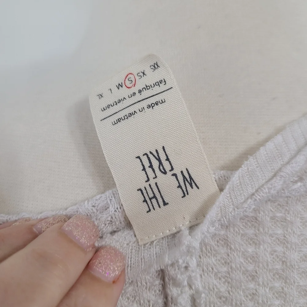Free People Catalina thermal top Oatmeal heather Beige Women's size small